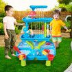 Waterfall Water Table Playset Play Ground Activity Centre Sand Pit Pool Toys Outdoor Kids Pretend Set Summer Beach Park Sensory Waterplay Station