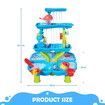 Waterfall Water Table Playset Play Ground Activity Centre Sand Pit Pool Toys Outdoor Kids Pretend Set Summer Beach Park Sensory Waterplay Station