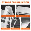 2 Step Folding Ladder Stool Collapsible Aluminium Portable Stairs Kitchen Helper Lightweight Warehouse Household Stepladder