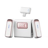 Wireless Lavalier Microphone for iPhone 15 and Android, USB C Mini Lapel Clip Mic, Noise Cancellation, for Video Recording,Vlog,Interview