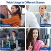 Wireless Lavalier Microphones for iPhone, Video Recording Mic for Interview, Vlog, YouTube, TikTok