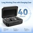 Wireless Lavalier Microphones for iPhone, Video Recording Mic for Interview, Vlog, YouTube, TikTok
