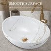 Bathroom Vanity Sink Washing Basin Vessel Ceramic Above Counter Hand Wash Bowl Oval Toilet Countertop Modern