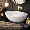 Bathroom Vanity Sink Washing Basin Vessel Ceramic Above Counter Hand Wash Bowl Oval Toilet Countertop Modern