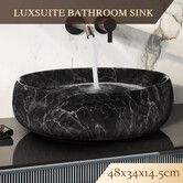 Bathroom Vanity Sink Washing Basin Oval Vessel Above Counter Hand Wash Bowl Toilet Bath Ceramic Countertop Modern