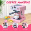 Kids Coffee Machine Maker Toy Set Pretend Role Play Kitchen Appliance Game Sensory Food Toys Pantry Cafe Party Favours Simulation Light Sound