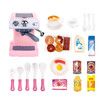 Kids Coffee Machine Maker Toy Set Pretend Role Play Kitchen Appliance Game Sensory Food Toys Pantry Cafe Party Favours Simulation Light Sound