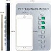 Dog Feeding Reminder Magnetic Reminder Sticker, AM and PM Daily Indication Chart Feed Your Pets, White