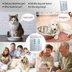 Dog Feeding Reminder Magnetic Reminder Sticker, AM and PM Daily Indication Chart Feed Your Pets, White