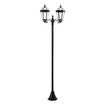 186cm Solar LED Light Post Outdoor Street Pathway Garden Security Pole Lamp Driveway Patio Yard Energy Powered Pillar Lantern