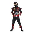 Black Kids Ninja Costume Set Boy Halloween Cosplay Costume Boy Ninja Muscle Costume With Ninja Foam Accessories