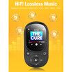 64GB MP3 Music Player with Bluetooth 5.2,HiFi Music MP3 Player with Sensitive Touch Button,1.5Inch Screen,Portable MP3 Player with Clip/Pedometer for Sports,Running,Earphone Included