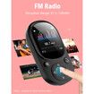 64GB MP3 Music Player with Bluetooth 5.2,HiFi Music MP3 Player with Sensitive Touch Button,1.5Inch Screen,Portable MP3 Player with Clip/Pedometer for Sports,Running,Earphone Included