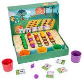 Montessori Toy Farm Fruit Vegetables Sorter Game Kids Educational Sensory Interactive Wooden Toys For Children Girls Boys