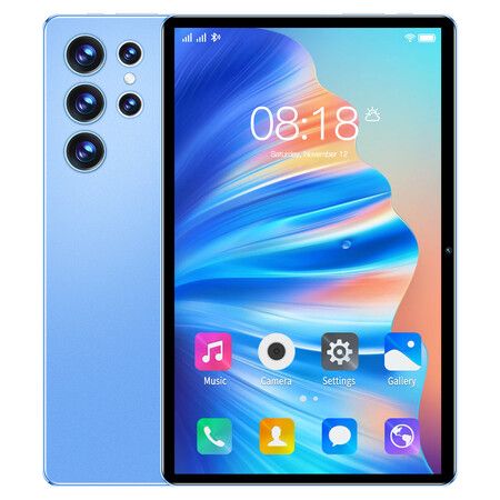 10.1 Inch Android Tablet 16GB+512GB Storage 4G Wi-Fi Dual SIM Long Battery Life Color Blue