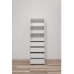 GENEVA THREE SHELF/FOUR DRAWER BUILT IN WARDROBE - FLUTED