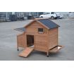 YES4PETS Brown Chicken Coop Rabbit Hutch Cat Cage Hen Chook House