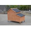 YES4PETS Brown Chicken Coop Rabbit Hutch Cat Cage Hen Chook House