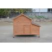 YES4PETS Brown Chicken Coop Rabbit Hutch Cat Cage Hen Chook House