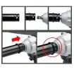 1/2" Cordless Impact Wrench Driver Brushless Rattle Gun For Makita 18V Battery