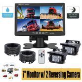 7'' Waterproof Monitor Reversing  Kit For Truck Caravan