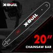 X-BULL 20'' Chainsaw Bar and Chain 0 .325 Pitch Gauge 76 Link Universal