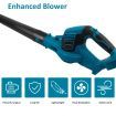 Cordless Garden Leaf Dust Blower Handheld For Makita With 2Battery & Charger 36V