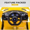 ROVO KIDS Lamborghini Inspired Ride-On Car, Remote Control, Battery Charger, Yellow