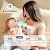 Wearable Breast Pump, Hands Free Electric Breast Pump with 4 Mode 12 Levels, Leak Proof Design and Low Noise (Blue)