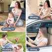 Wearable Breast Pump, Hands Free Electric Breast Pump with 4 Mode 12 Levels, Leak Proof Design and Low Noise (Blue)