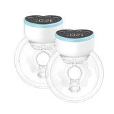 Wearable Breast Pump, Hands Free Electric Breast Pump with 4 Mode 12 Levels, Leak Proof Design and Low Noise  (Blue)