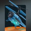 3.5 Access RC Helicopter for Kids,Induction Obstacle Avoidance Auto-Hovering One Key Star Helicopter Gift for Boys Girls (Blue)