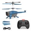 3.5 Access RC Helicopter for Kids,Induction Obstacle Avoidance Auto-Hovering One Key Star Helicopter Gift for Boys Girls (Blue)