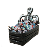 Inflatable PVC Cooler Coffin Ice Bucket Party Supplies Beverage Drink Storage Halloween Decoration