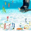 30 Pcs Diving Pool Toys for Kids Ages 3+ Jumbo Set with Storage Bag Pool Games Summer Swim Water FishToys