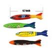 Diving Pool Toy Underwater Swimming Throwing Diving Torpedo Shark,4 Pack