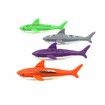 Diving Pool Toy Underwater Swimming Throwing Diving Torpedo Shark,4 Pack