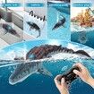 Mosasaurus Toys, Upgrade Remote Control Water Toy for Kids Ages 4-8, RC Dino with Light and Spray Water for Swimming Bath Lake Ocean Christmas Birthday Gift