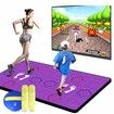 Double Dance PU Mat 11MM Thickness Wireless DUO Music Dance Mat Dual Handles Running Game Mat  HDMI TV Birthday Christmas Gift