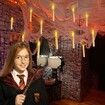 Halloween Decorations,Floating Candles with Wand,12 Pcs Magic Flickering Warm Light Flameless Floating LED Candle Decor for Indoor Home Room Classroom Bedroom Party