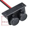 Dual Cigarette Lighter Socket Waterproof 12V Power Outlet for Car Marine Boat Rv ATV Truck Motorcycle