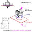 20A Circuit Breaker Fuse Inverter with Manual Reset Button for Auto Truck RV Marine Trailer Waterproof 12V to 32V DC 20 Amps