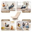 Single Floor Sofa Bed Couch Chair Folding Chaise Lounge Recliner Lounger Seat Bedroom Furniture Adjustable Modern Comfortable