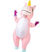 Inflatable Costume, Full Body Riding a Unicorn Blow Up Costume for Halloween Inflatables Party, Suitable for Height 150-190 CM (Pink)
