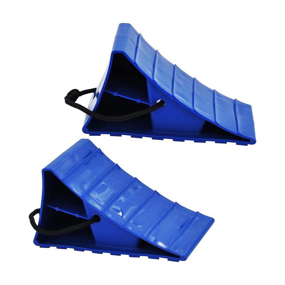 RV Wheel Chocks, Wheel Stoppers Camper Leveler,Leveling Blocks 20 L x 10 W x 11 H  cm ,2 Pcs