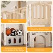 7 in 1 Kids Slide Set Ladder Steps Basketball Hoop Playground Activity Centre Telescope Ring Toss Tunnel Indoor Outdoor Toy Playset