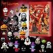 Halloween Christmas Scary Doll Advent Calendar Kids, 24 PCS Halloween Countdown Calendar, Doll Nightmare Advent Calendar Gift