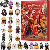 Advent Calendar Halloween Scary Doll 24 PCS Countdown Kids Nightmare Gift Festive Christmas Toy