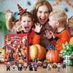 Halloween Christmas Scary Doll Advent Calendar Kids, 24 PCS Halloween Countdown Calendar, Doll Nightmare Advent Calendar Gift