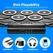 9 Pads Electronic Drum Set Electric Drumsticks USB MIDI Roll Up Practice Portable Musical Instrument Stereo Speaker Headphone Jack Beginner Kids Pedals